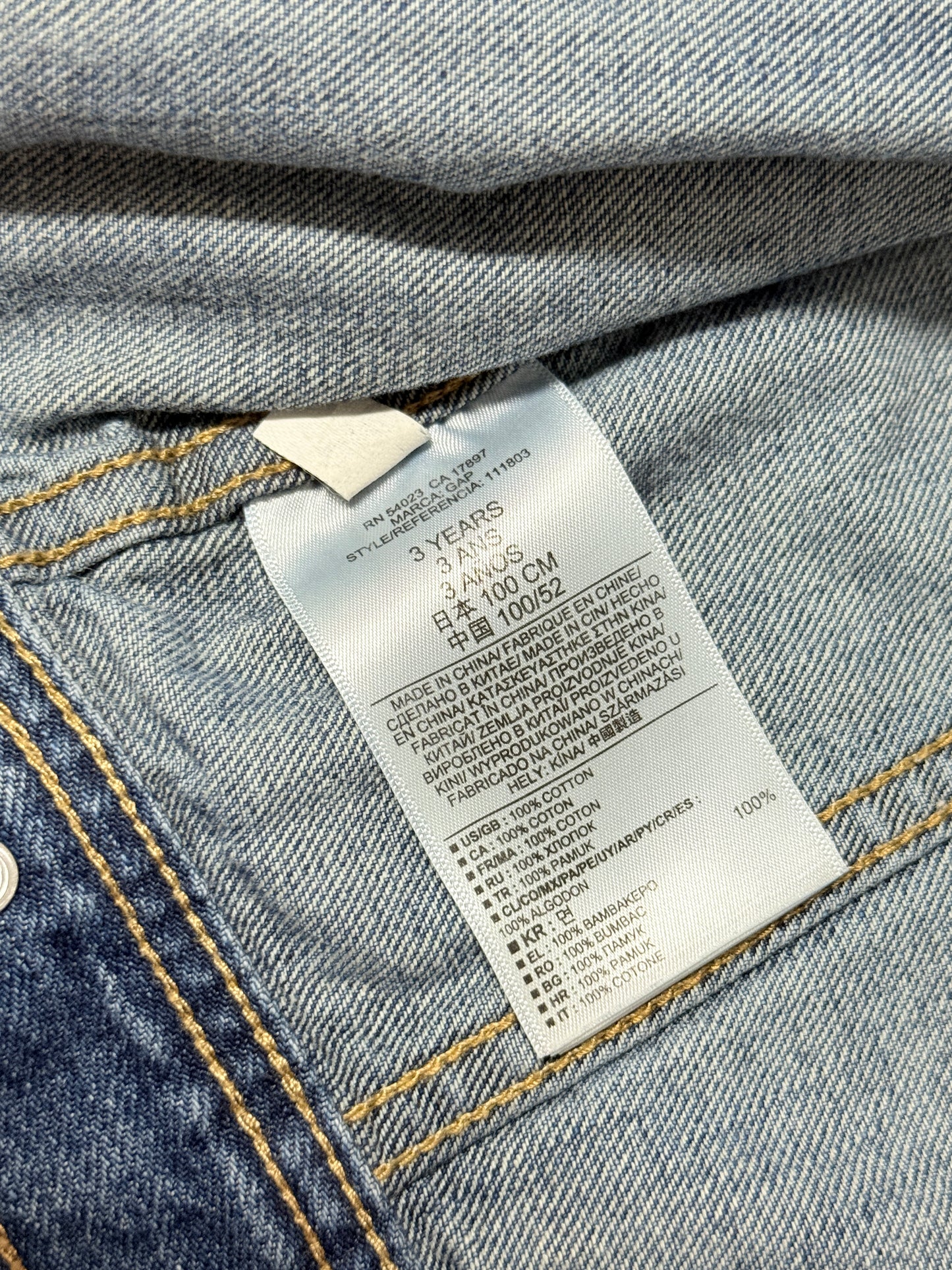 Baby Gap 3t Jean Jacket