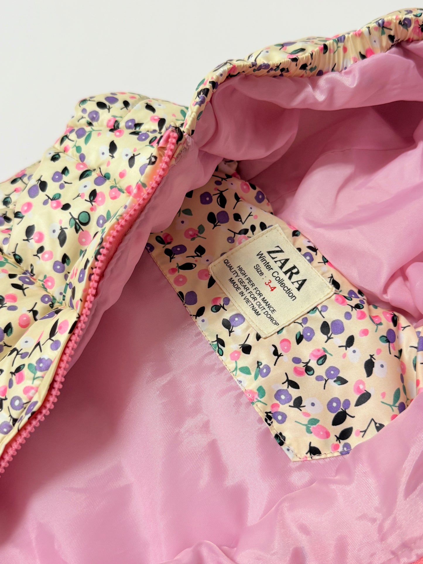 Zara Vest 3-5y Floral Print