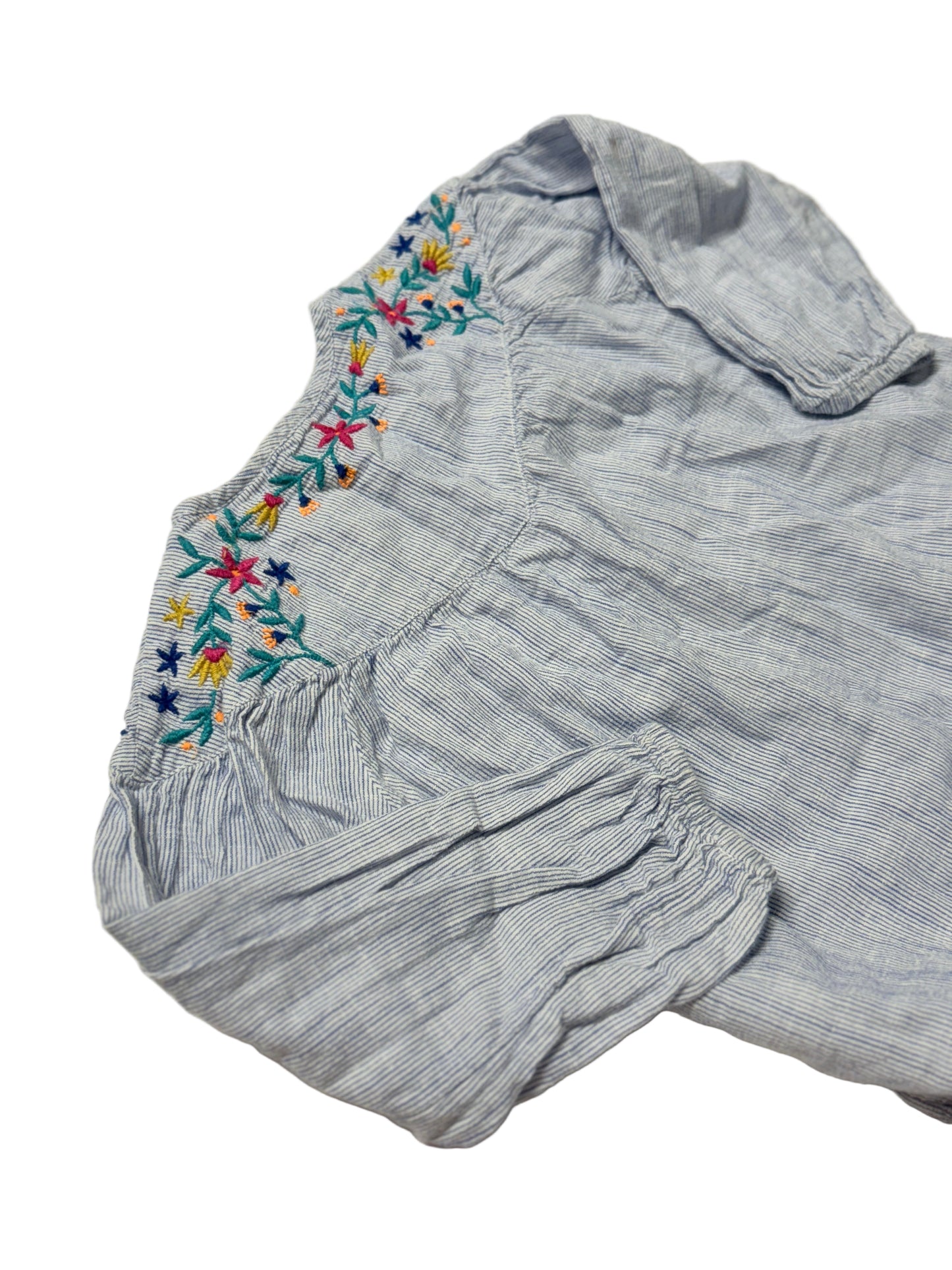 Zara Embroidered Shirt 3/4t