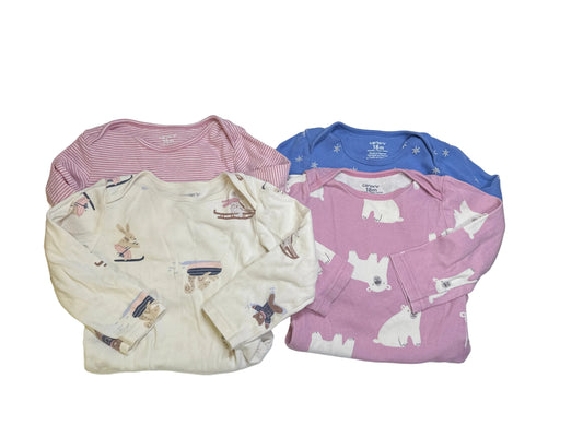 Carter's Winter Animal Bodysuit Bundle 18m