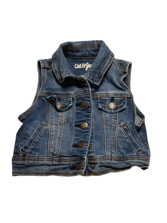 Cat & Jack Denim Vest 4/5Y