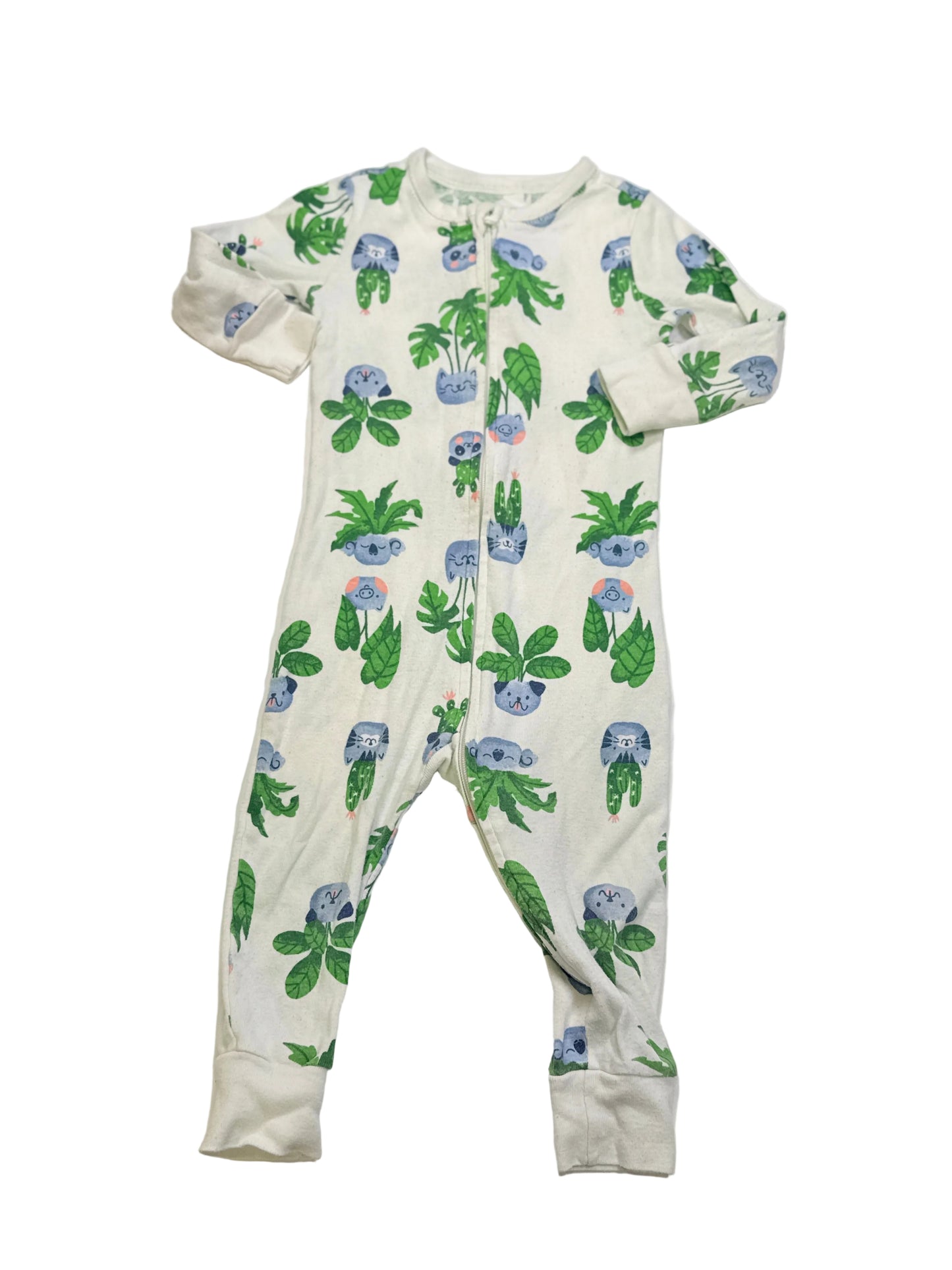 Old Navy Plant Animals Zip Sleeper 12-18M