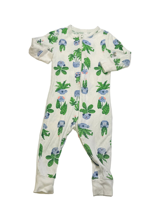 Old Navy Plant Animals Zip Sleeper 12-18M