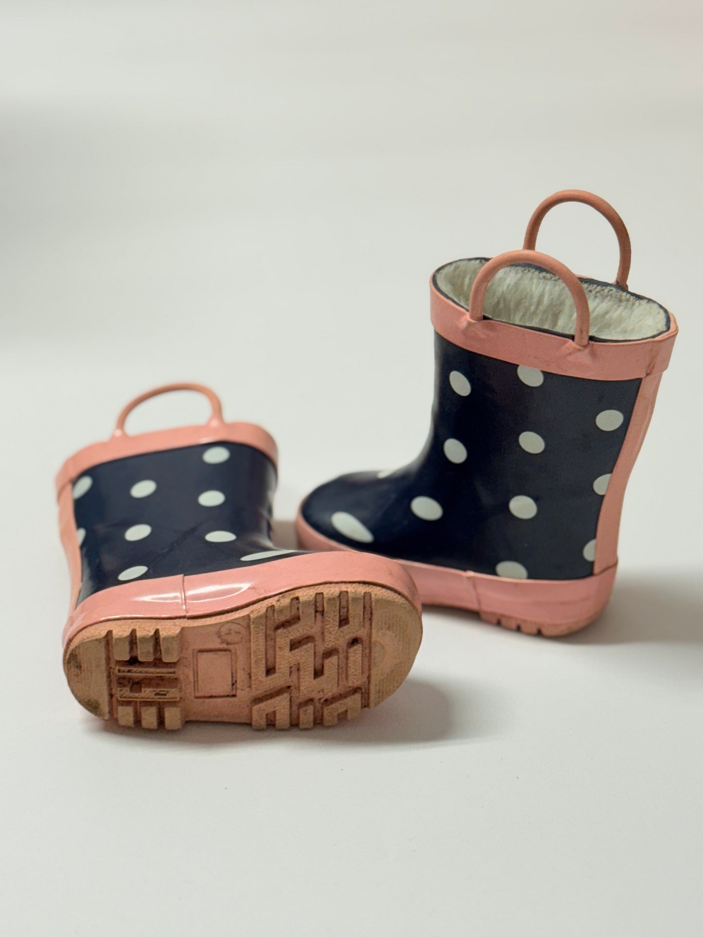 US4 Toddler Rain Boots Lined