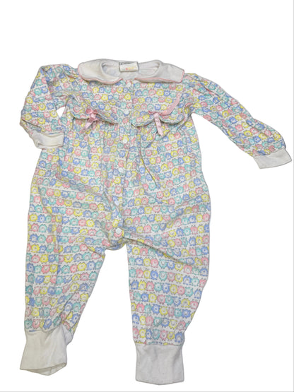 Vintage Baby Bell Pastel Sheep Romper 12-18m