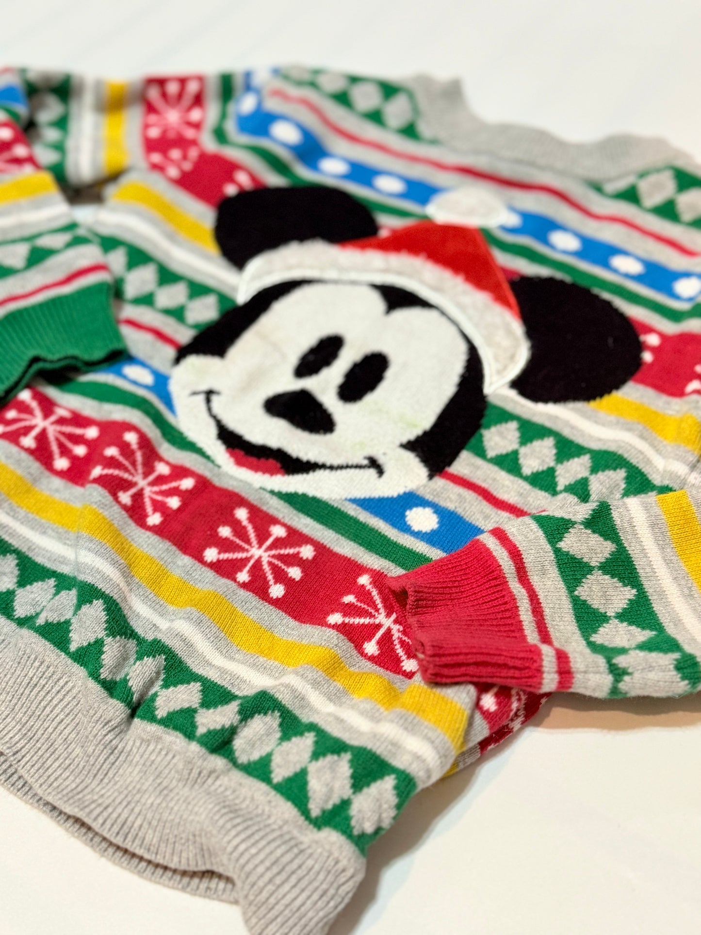 Disney Mickey Mouse 4Y Knit Sweater