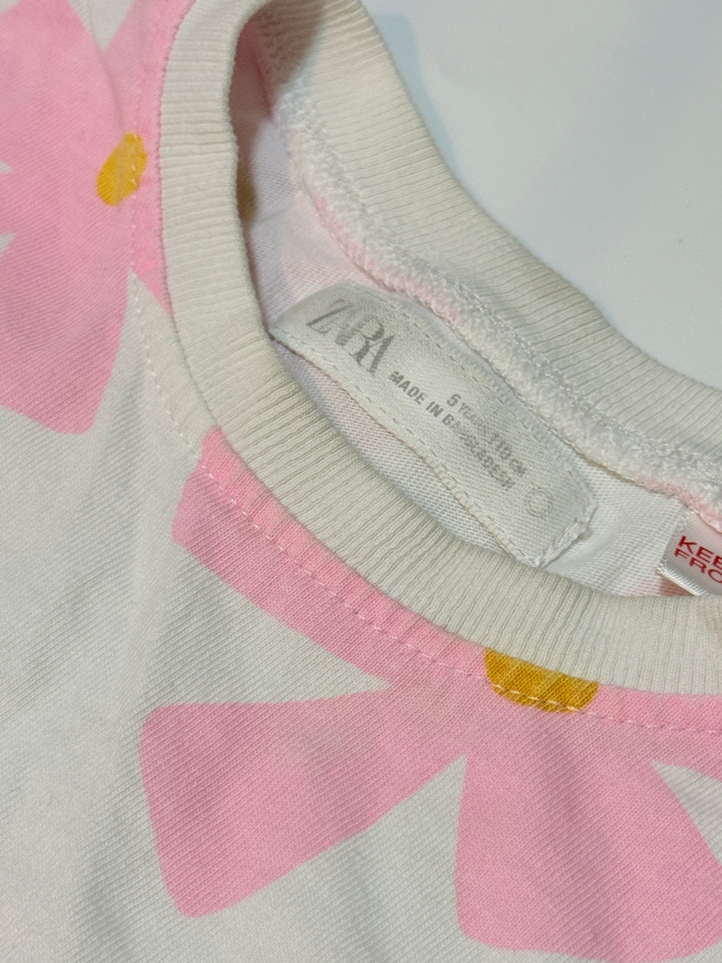 Zara Flower Shirt 5T