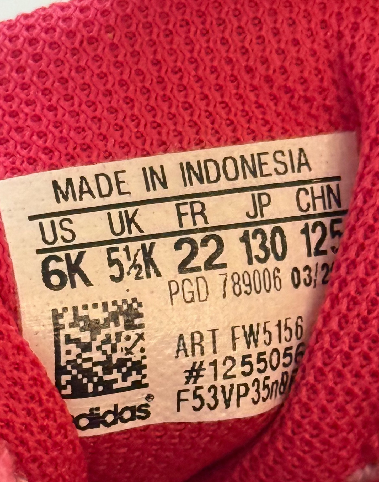 Adidas Shoes 6K