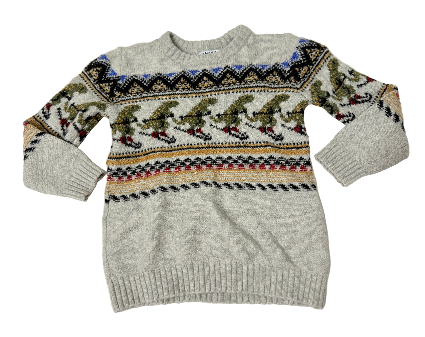 Old Navy 3T Dinosaur Ski Sweater