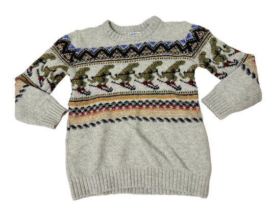 Old Navy 3T Dinosaur Ski Sweater