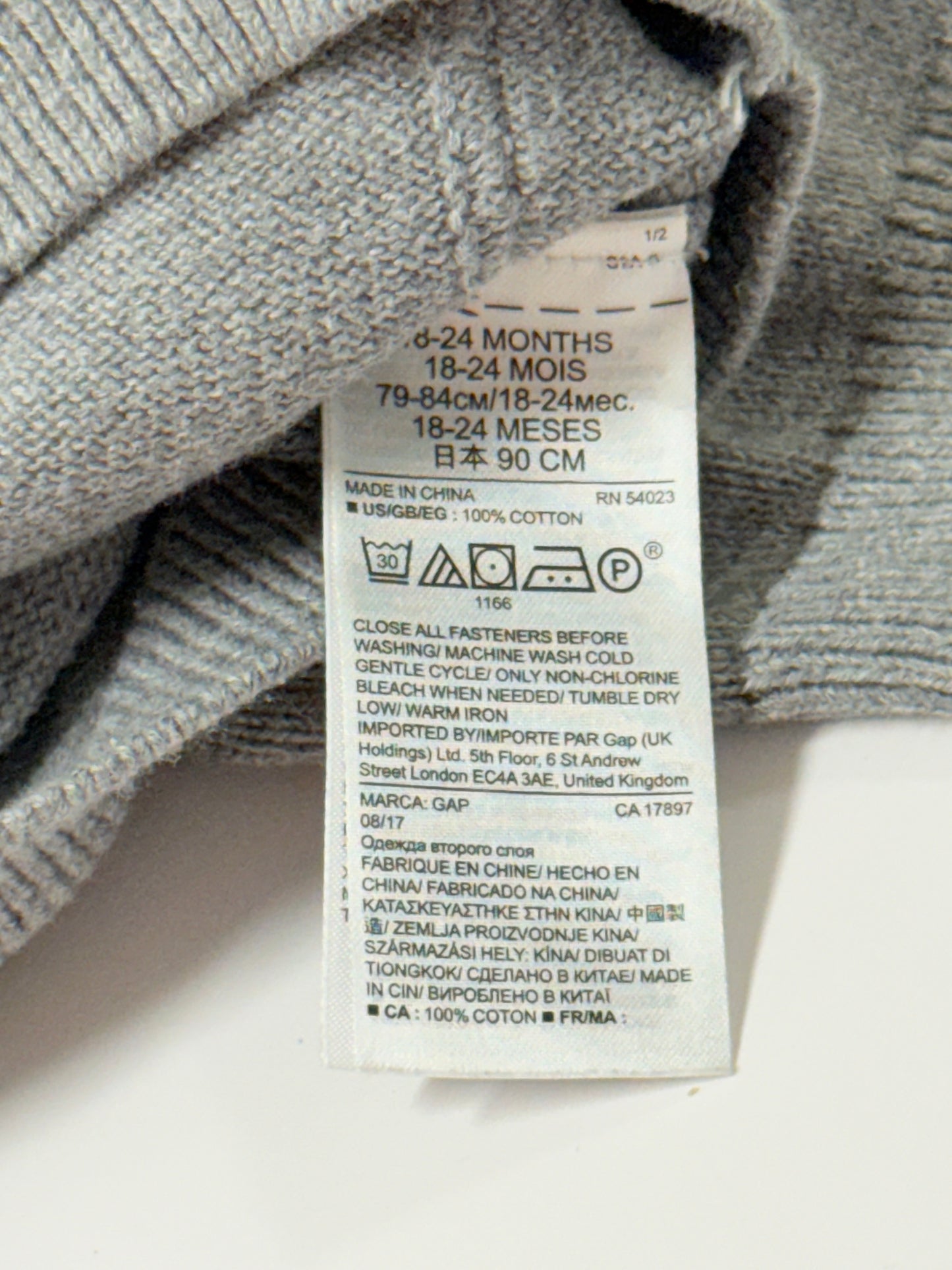 Baby Gap 18-24m Bambi Cardigan