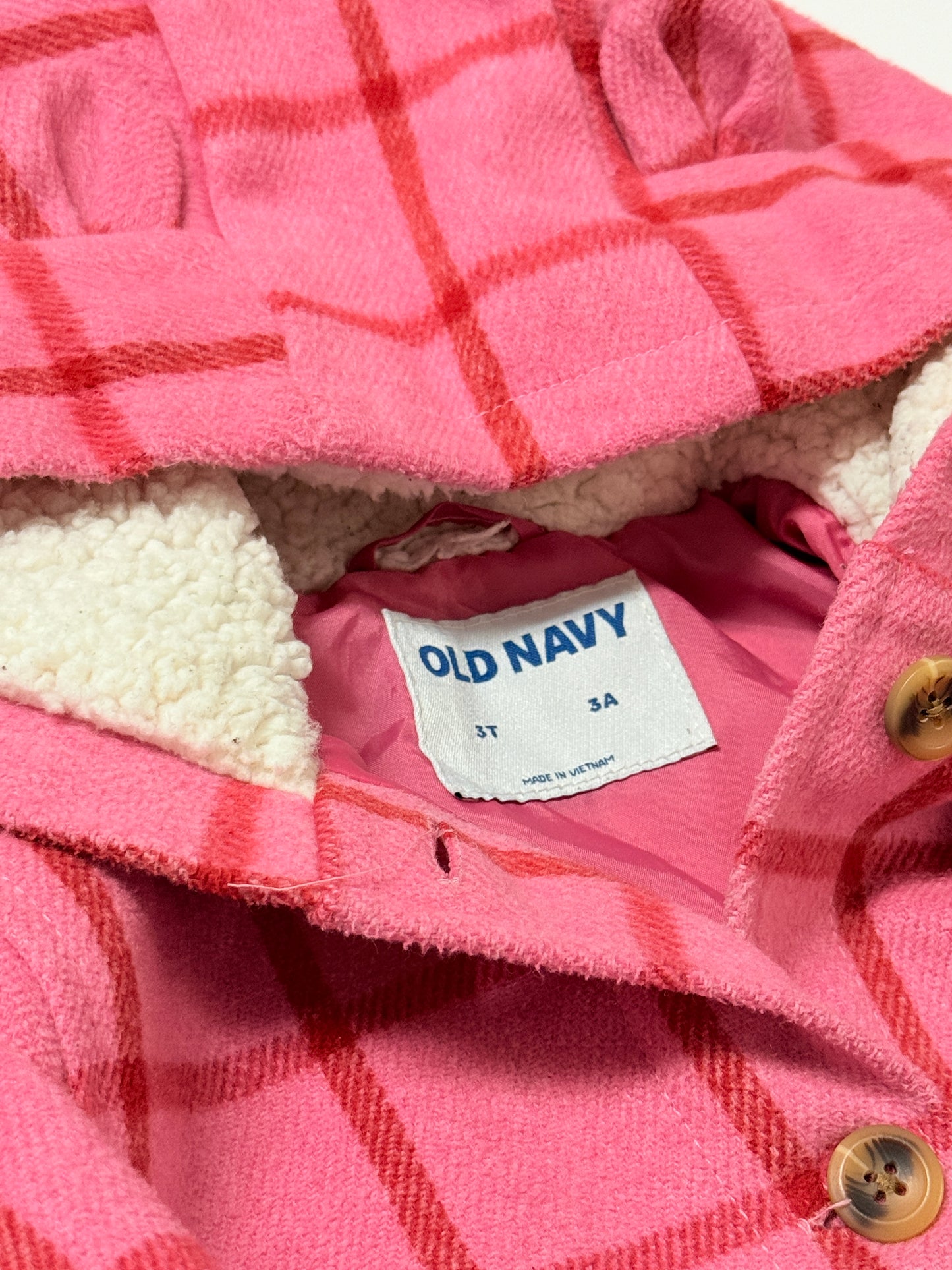 Old Navy 3T Plaid Jacket