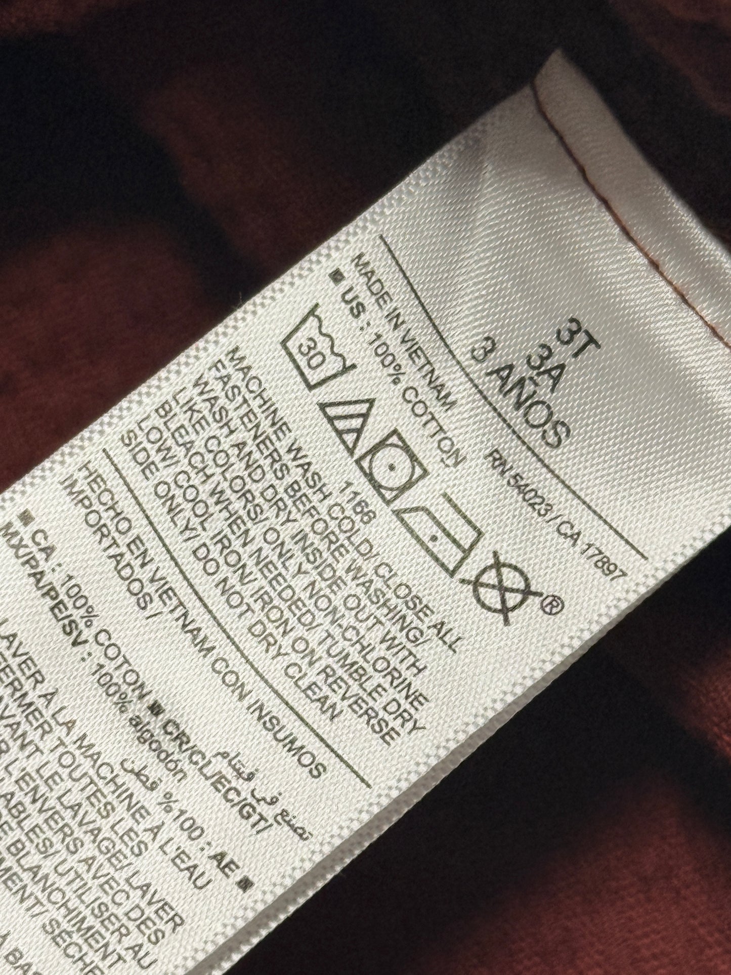 Old Navy Rust Corduroy Button Front Skirt 3T