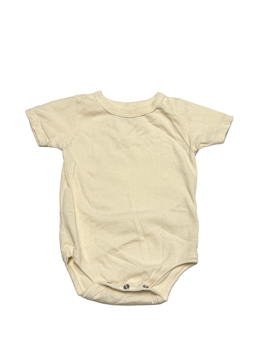 Mini Mioche Organic Cotton Onesie Cream 6–12M