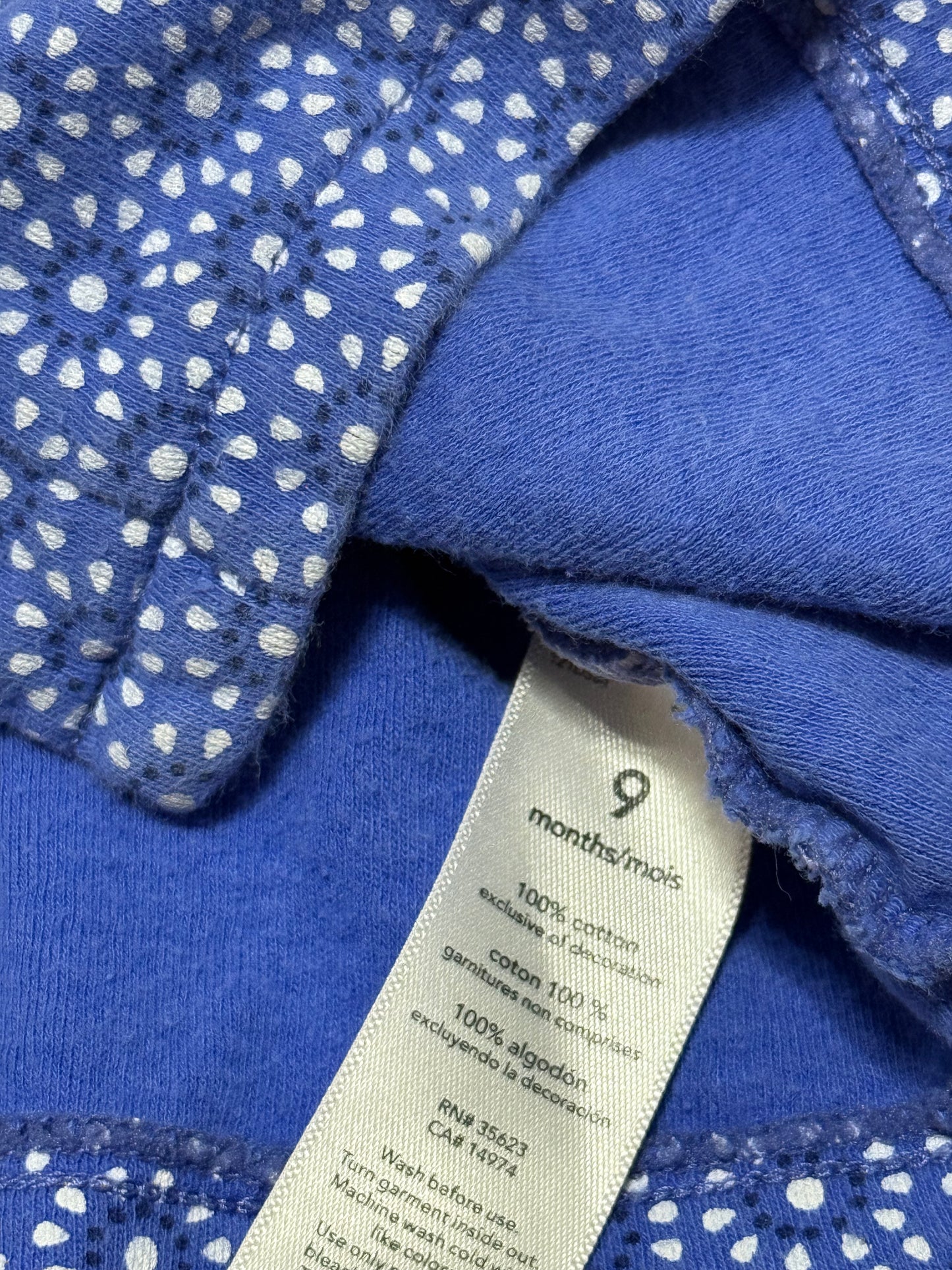 Carters patterned sweater 9m