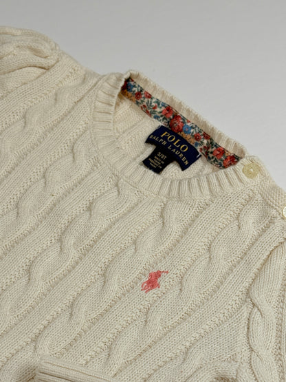 Polo Ralph Lauren Cable Knit Sweater Girls 3T