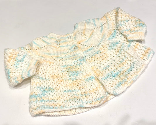Handmade Knit Cardigan 6-12m