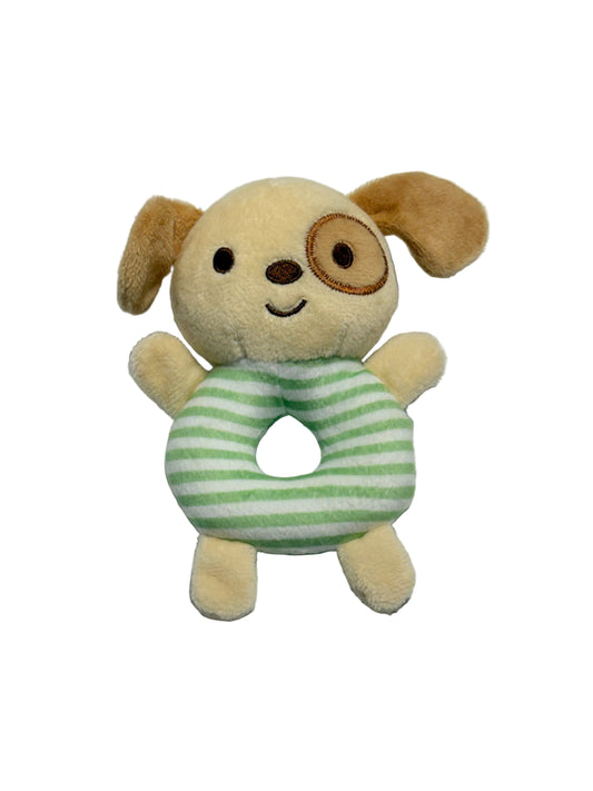Plush Puppy Baby Rattle