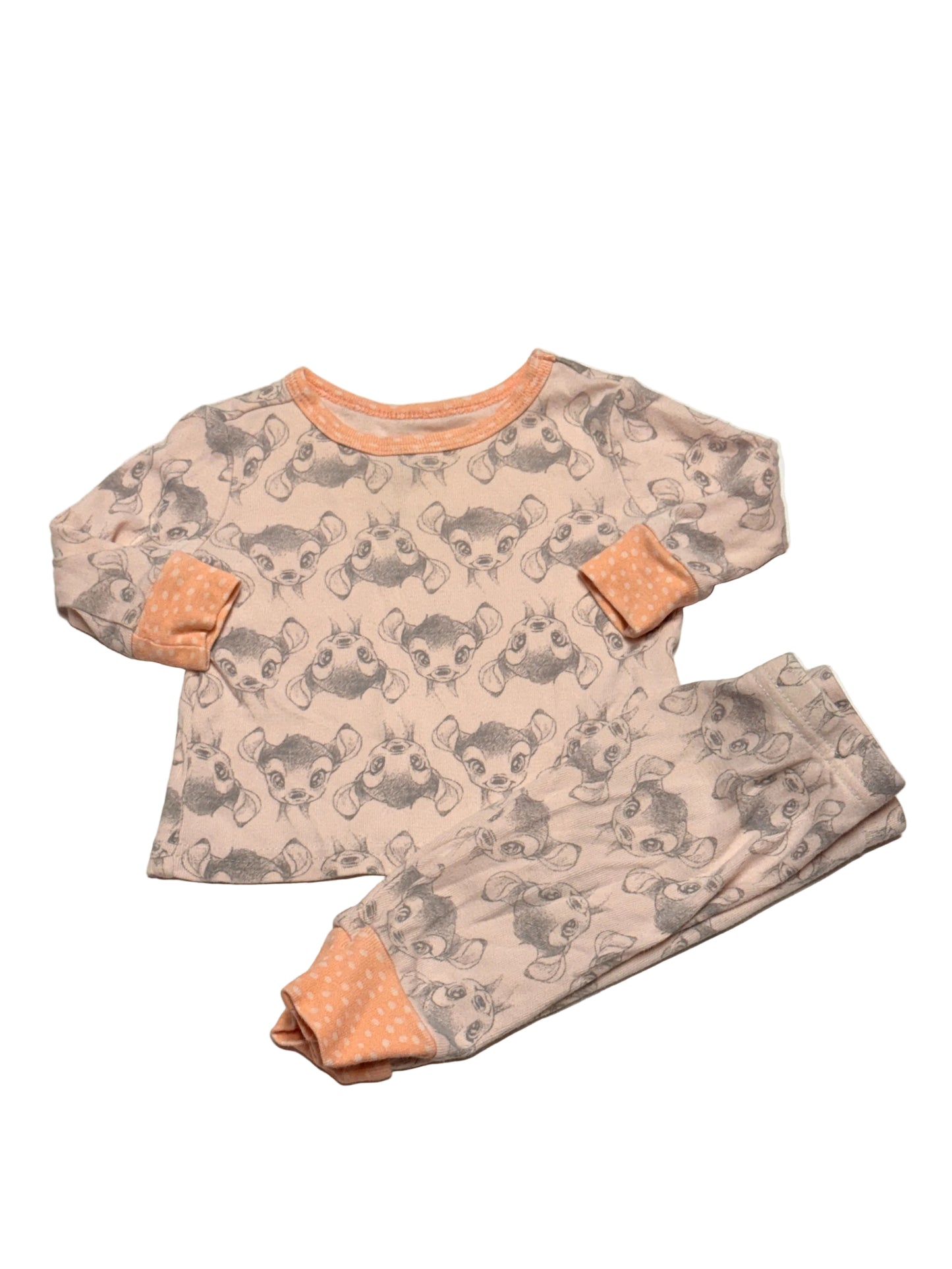 Disney Bambi 2-Piece Pajama Set Size 3–6M