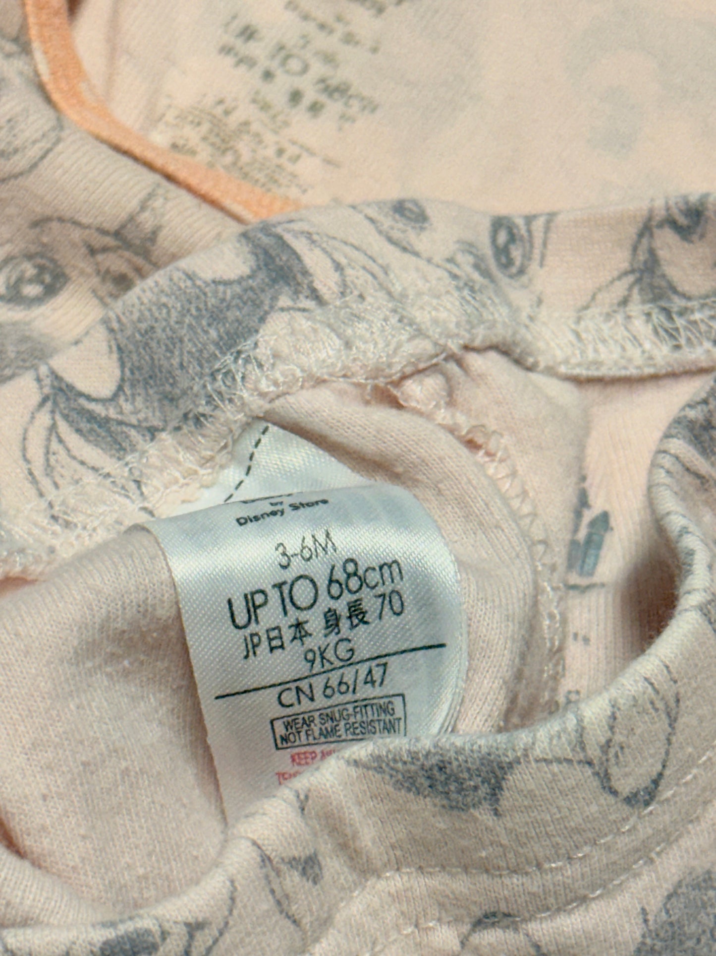 Disney Bambi 2-Piece Pajama Set Size 3–6M