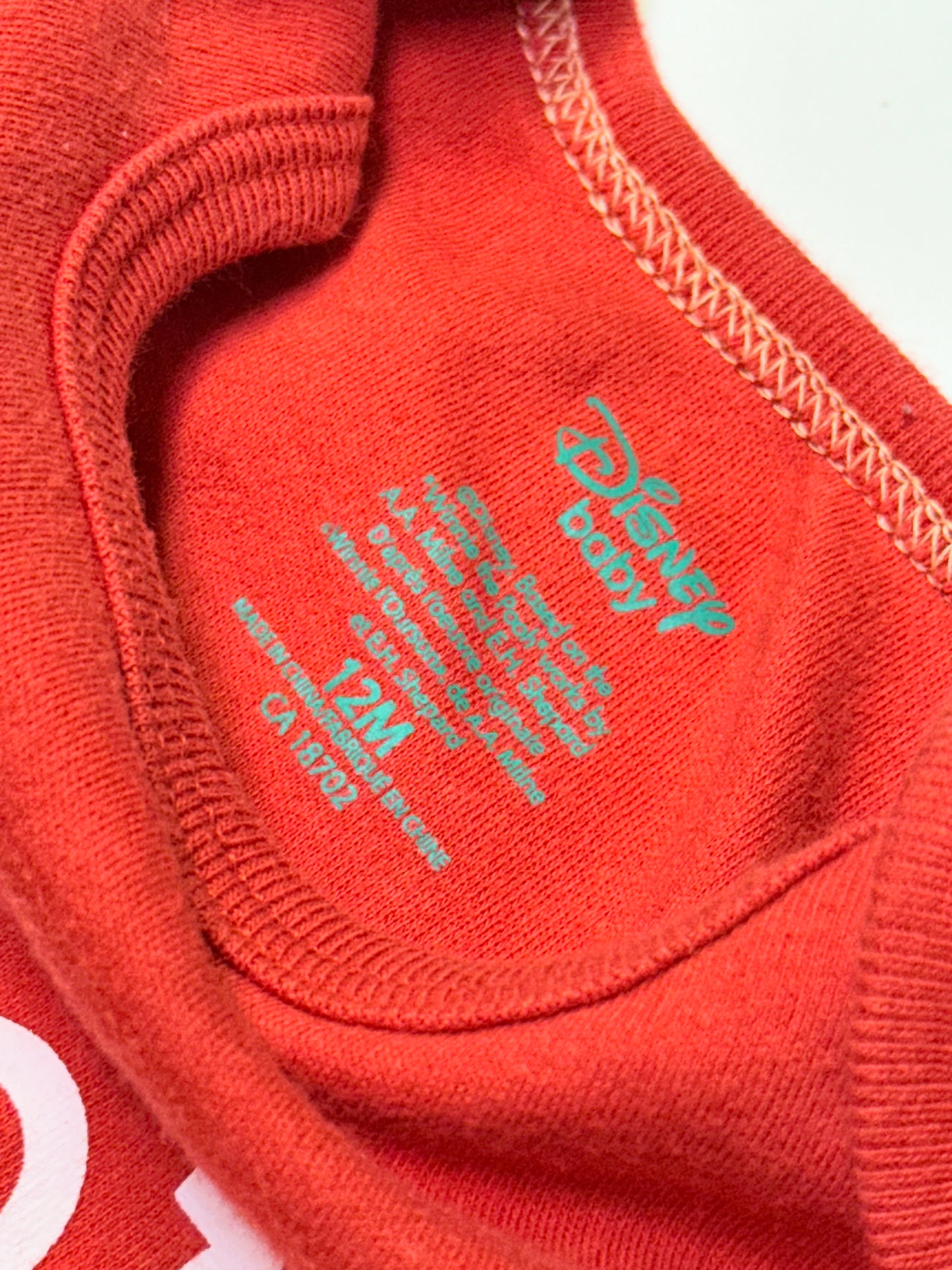 Disney Pooh Onesie 12m