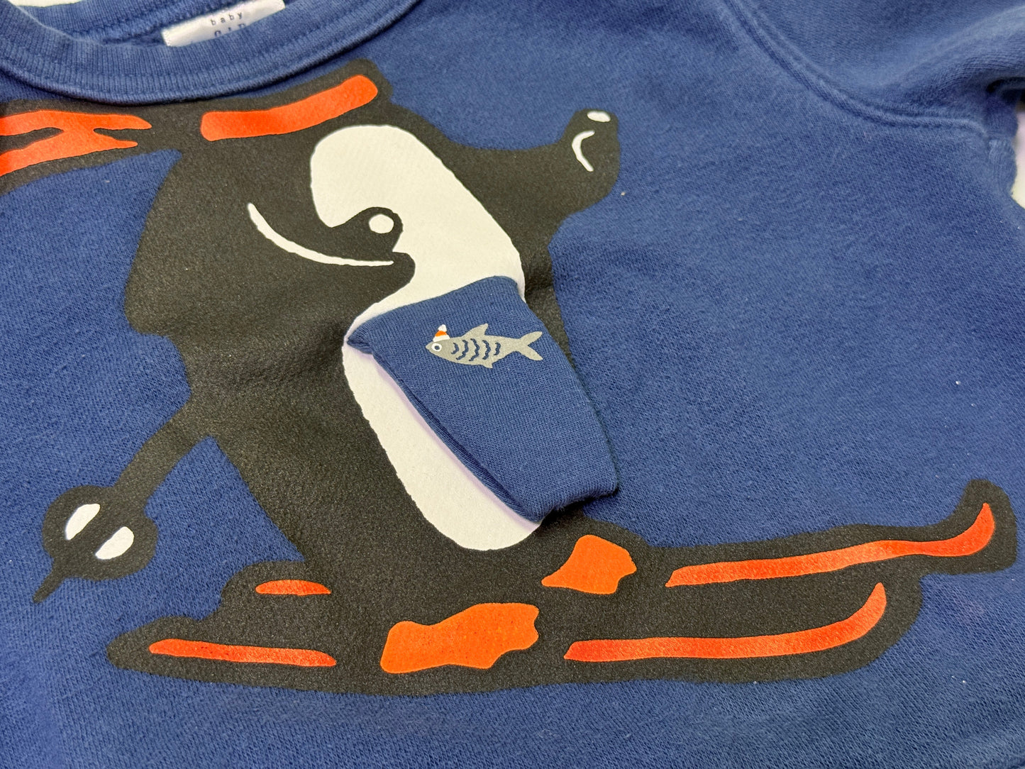 Gap Ski Penguin Crewneck 12-18m