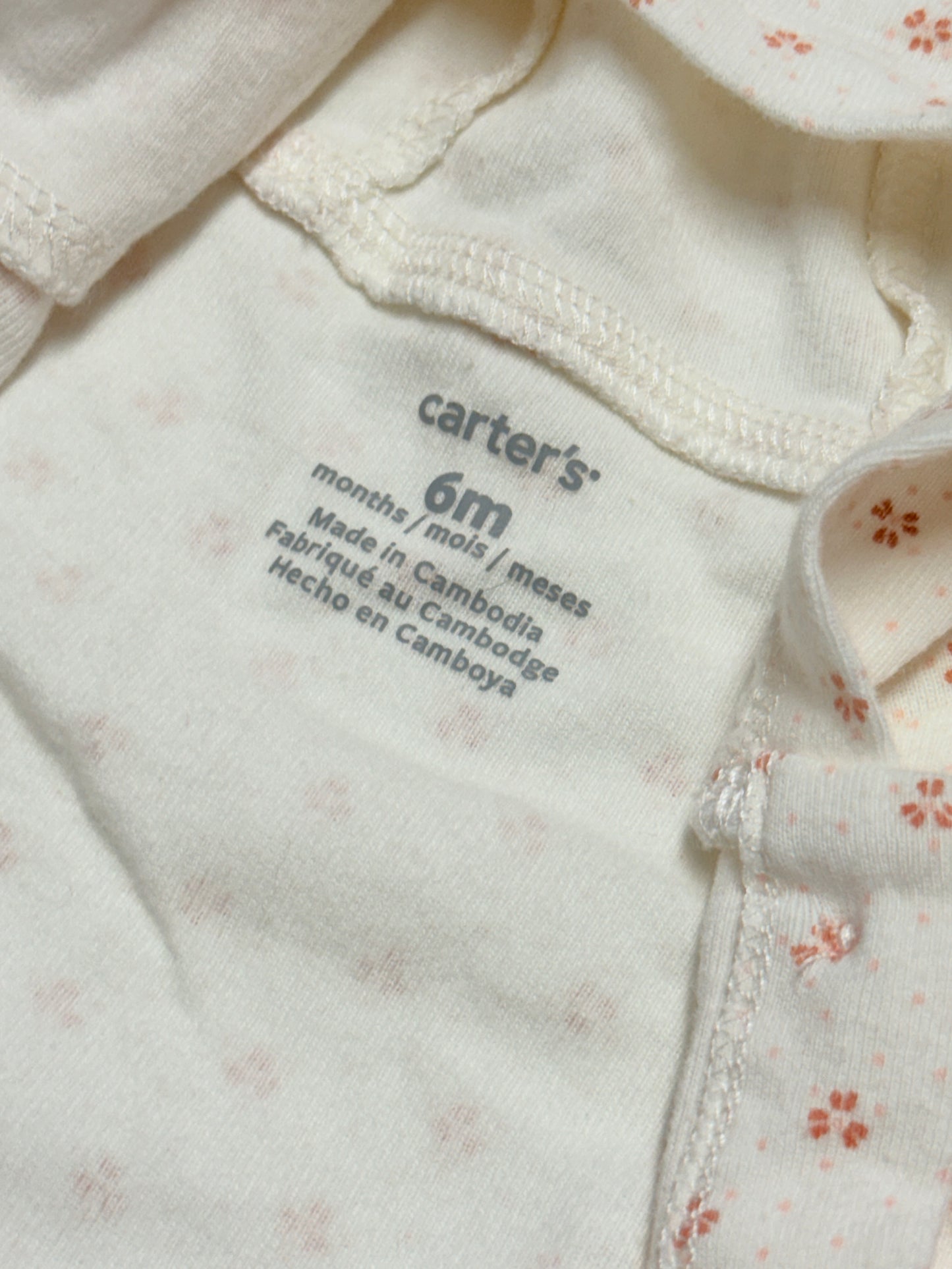 Carter’s Floral Hooded Cardigan Size 6M