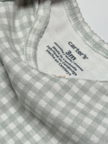Carter’s 2-Piece Gingham Set Size 3M