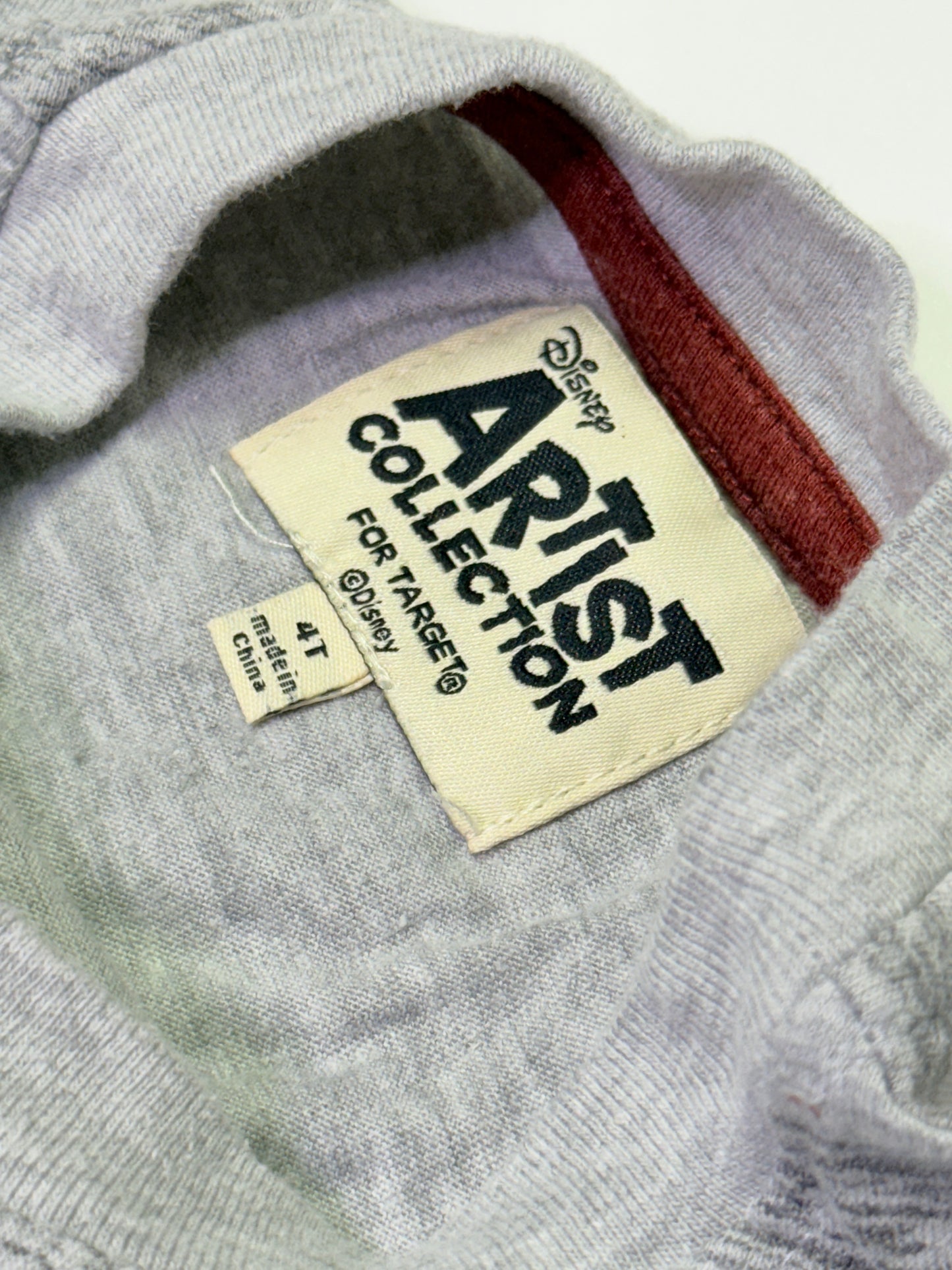 Disney Artist collection 4T Mickey Mouse Long Sleeve