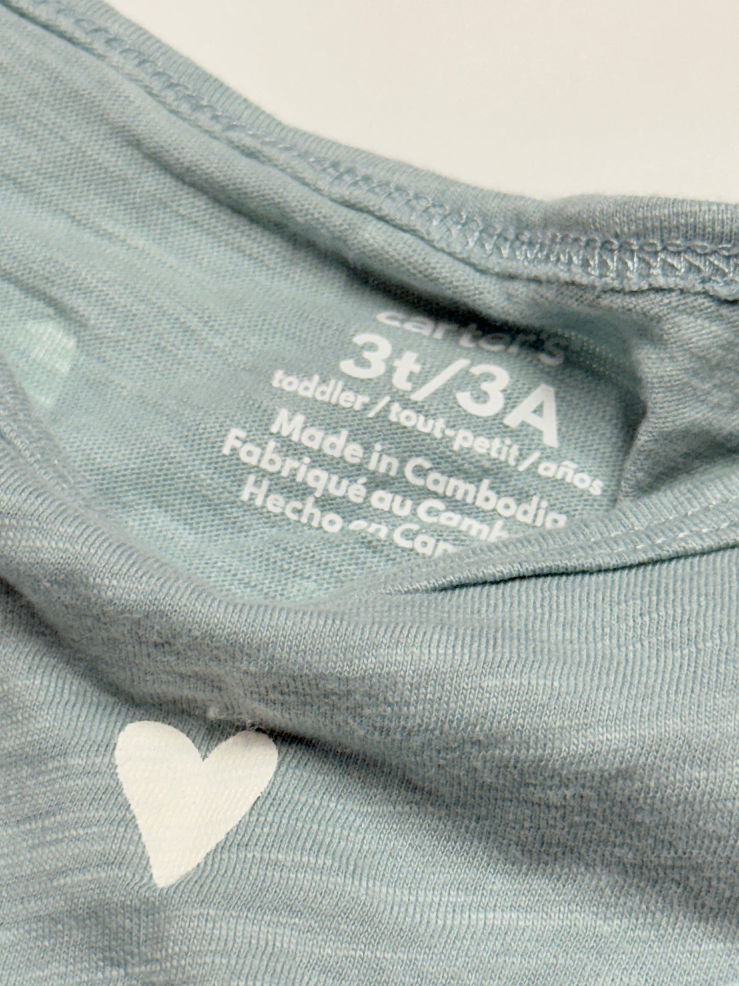 Carter’s Heart Print 2-Piece Set Size 3T