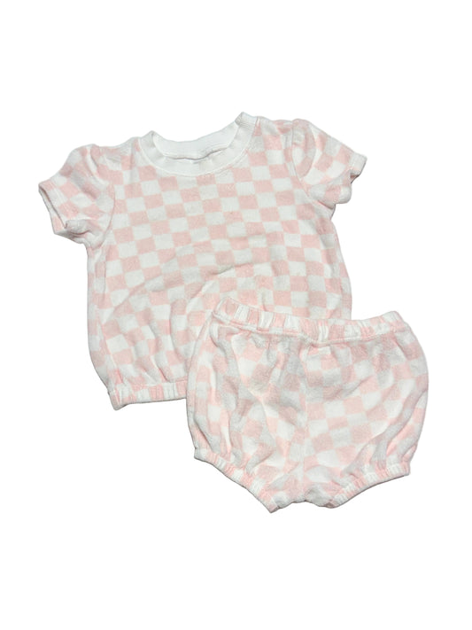 Carter’s Pink Gingham Terry Set | Size 18M