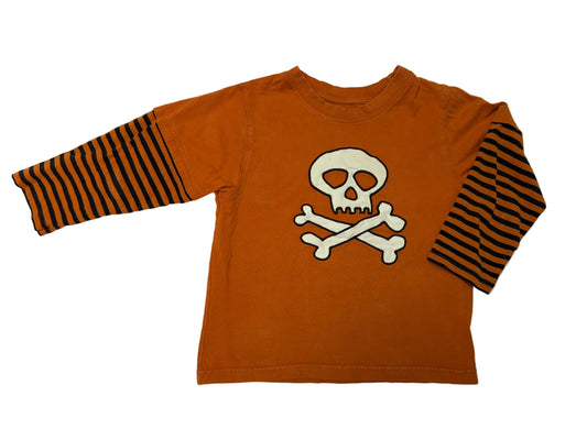 Gymboree Skull Shirt 4t