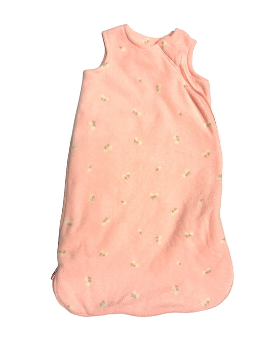 Little Earthling Fleece Sleep Sack | Peach | Size Small (0–6M)