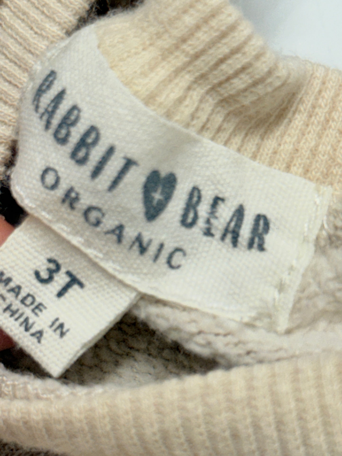 Rabbit Bear Organic Leopard Print Set 3T