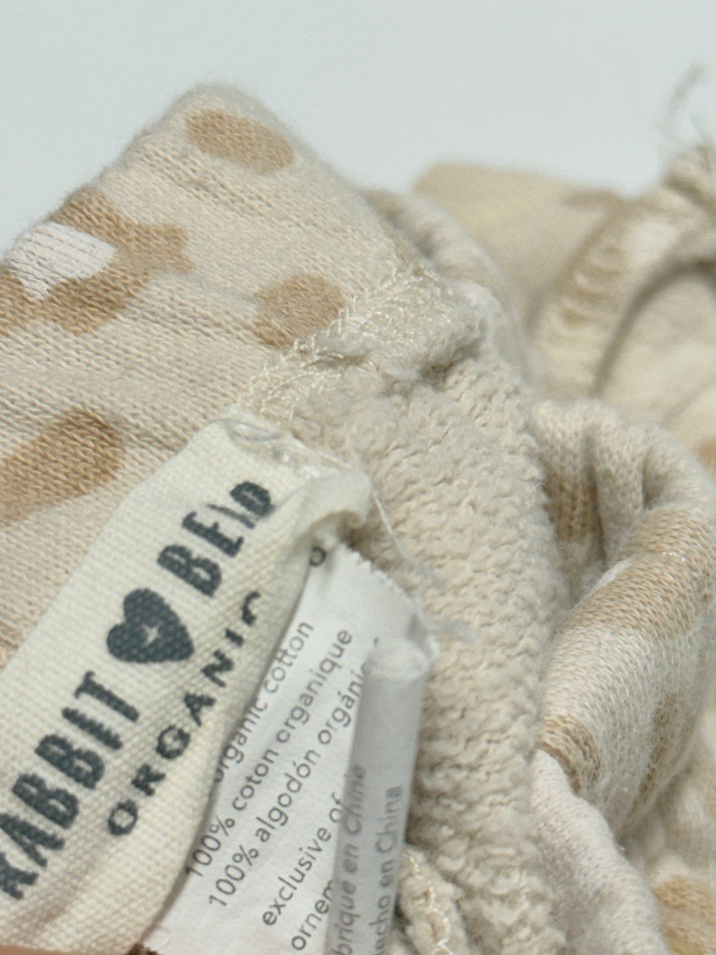 Rabbit Bear Organic Leopard Print Set 3T