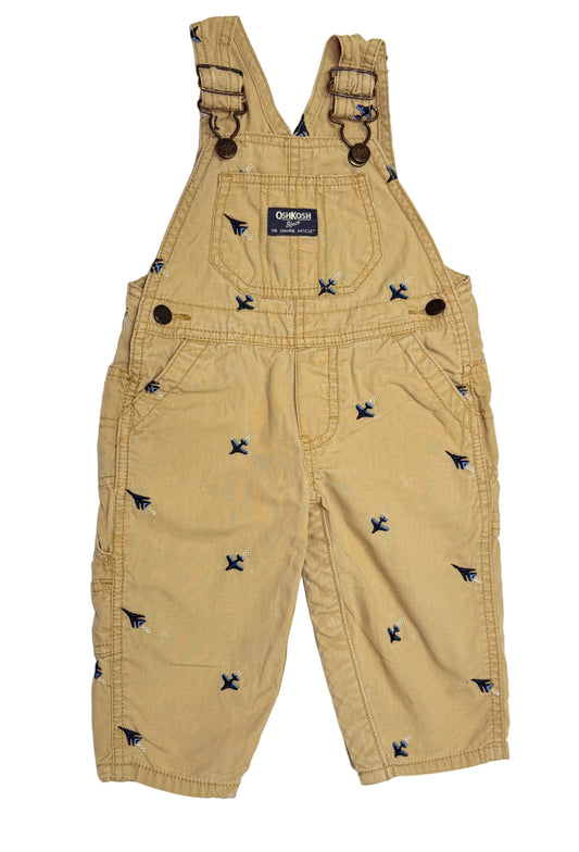 OshKosh Cotton Jet Overalls 9m