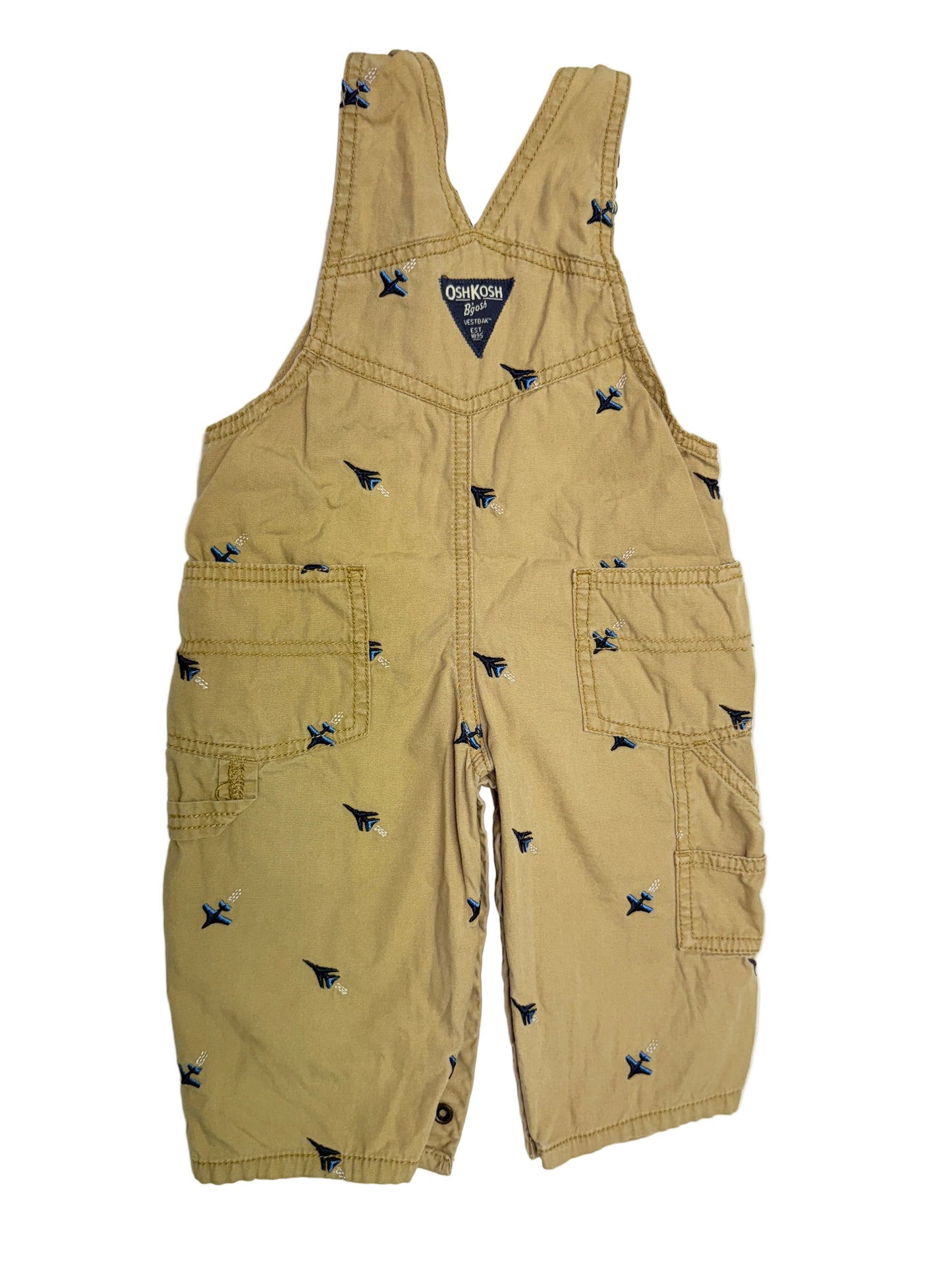 OshKosh Cotton Jet Overalls 9m