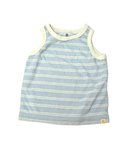 Rise Little Earthling Blue Stripe Baby Bodysuit Unknown Size