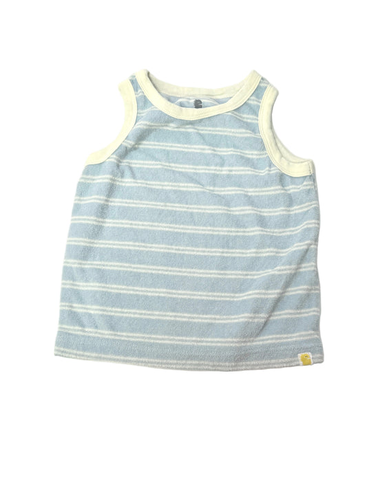 Rise Little Earthling Blue Stripe Baby Bodysuit Unknown Size