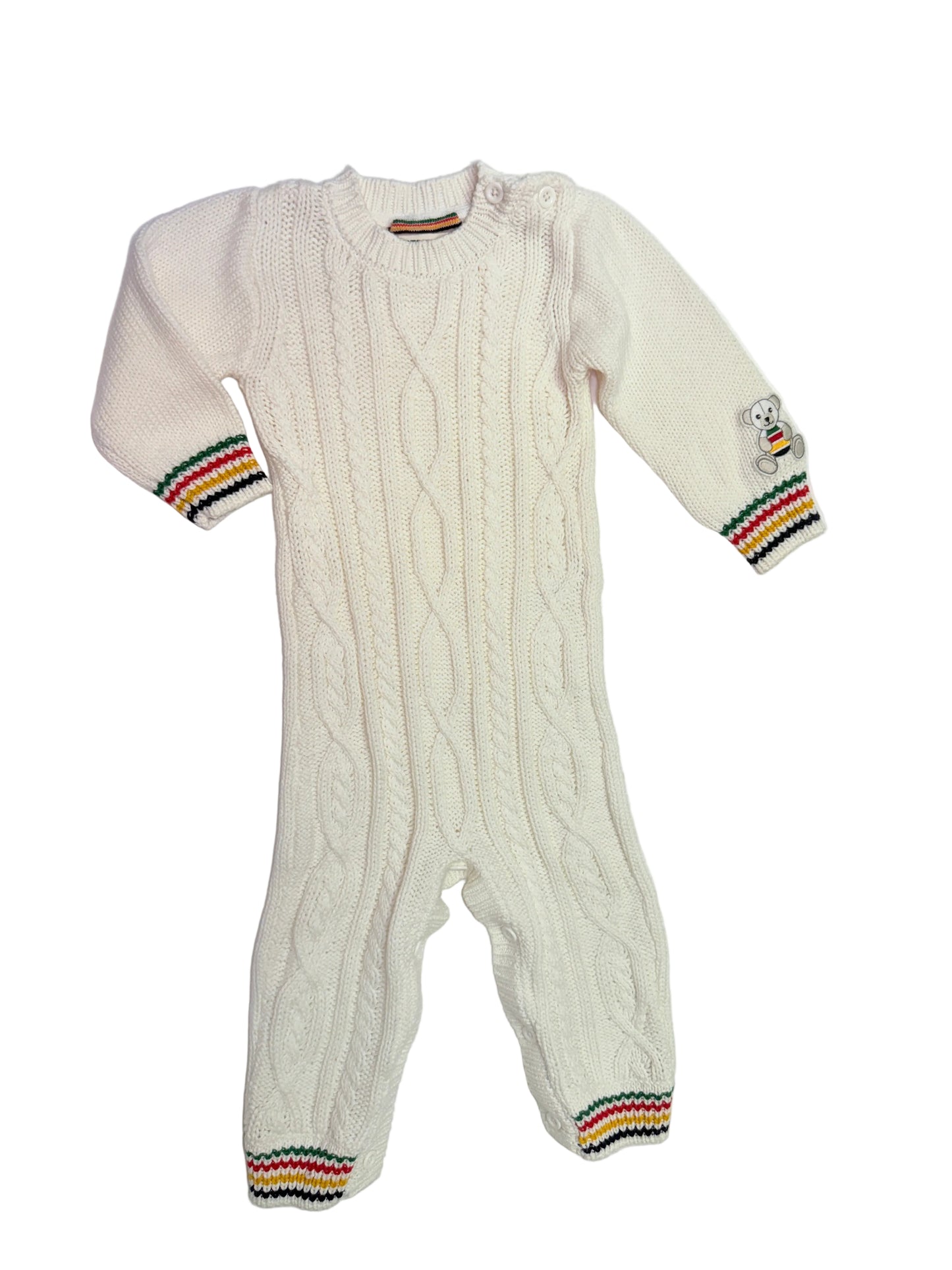Hudson Bay Baby Stripes 12-18m Fits Big