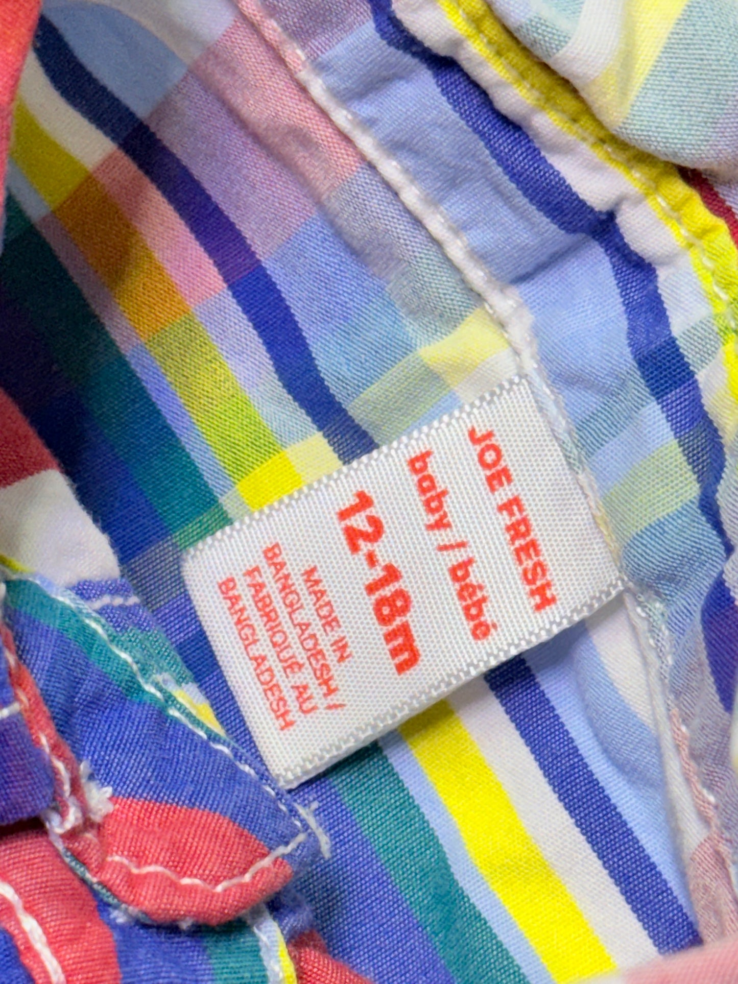 Joe Fresh Cotton Button Up 12-18m