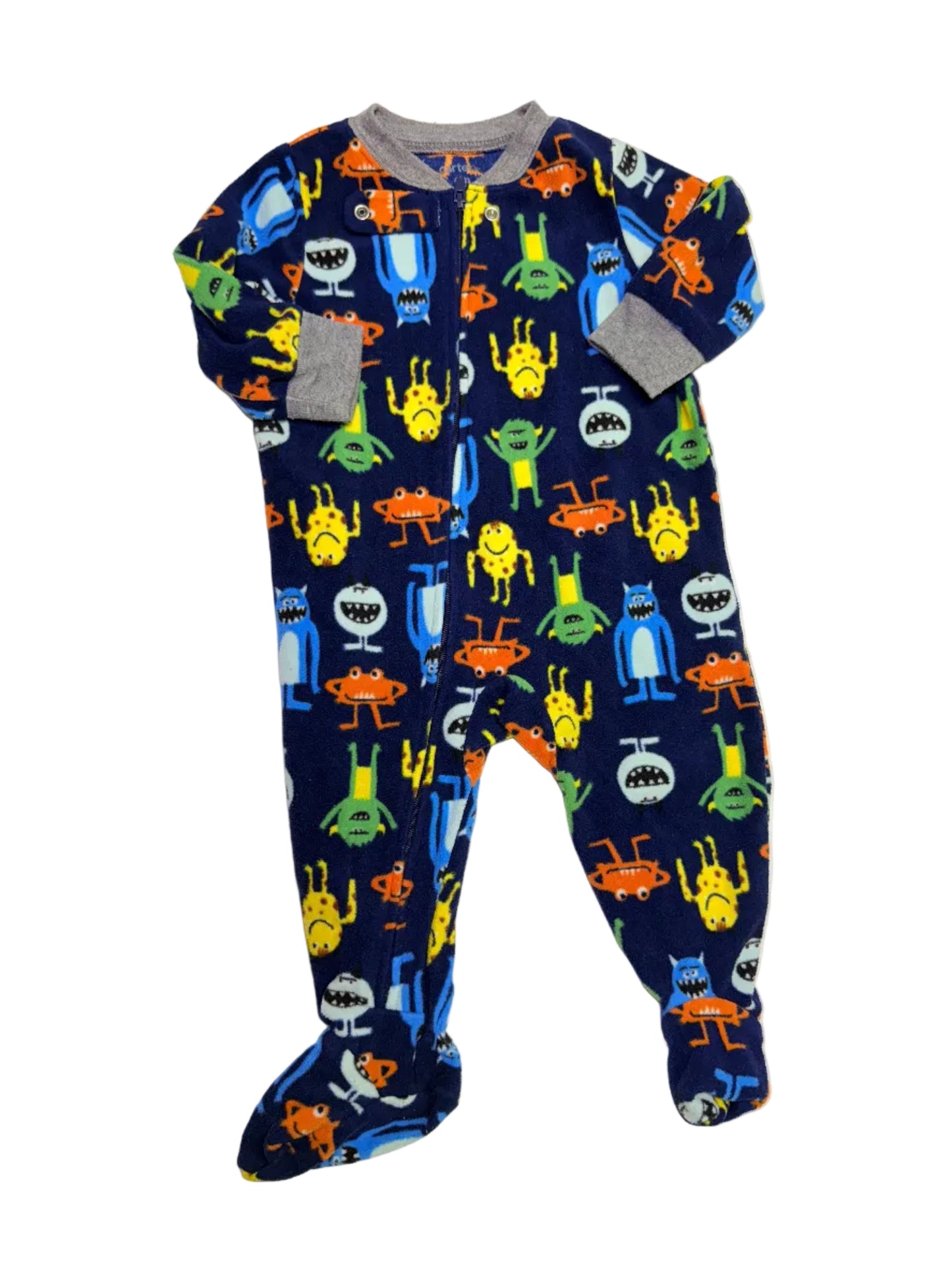 Carter's Monsters Fleece Sleeper 6m