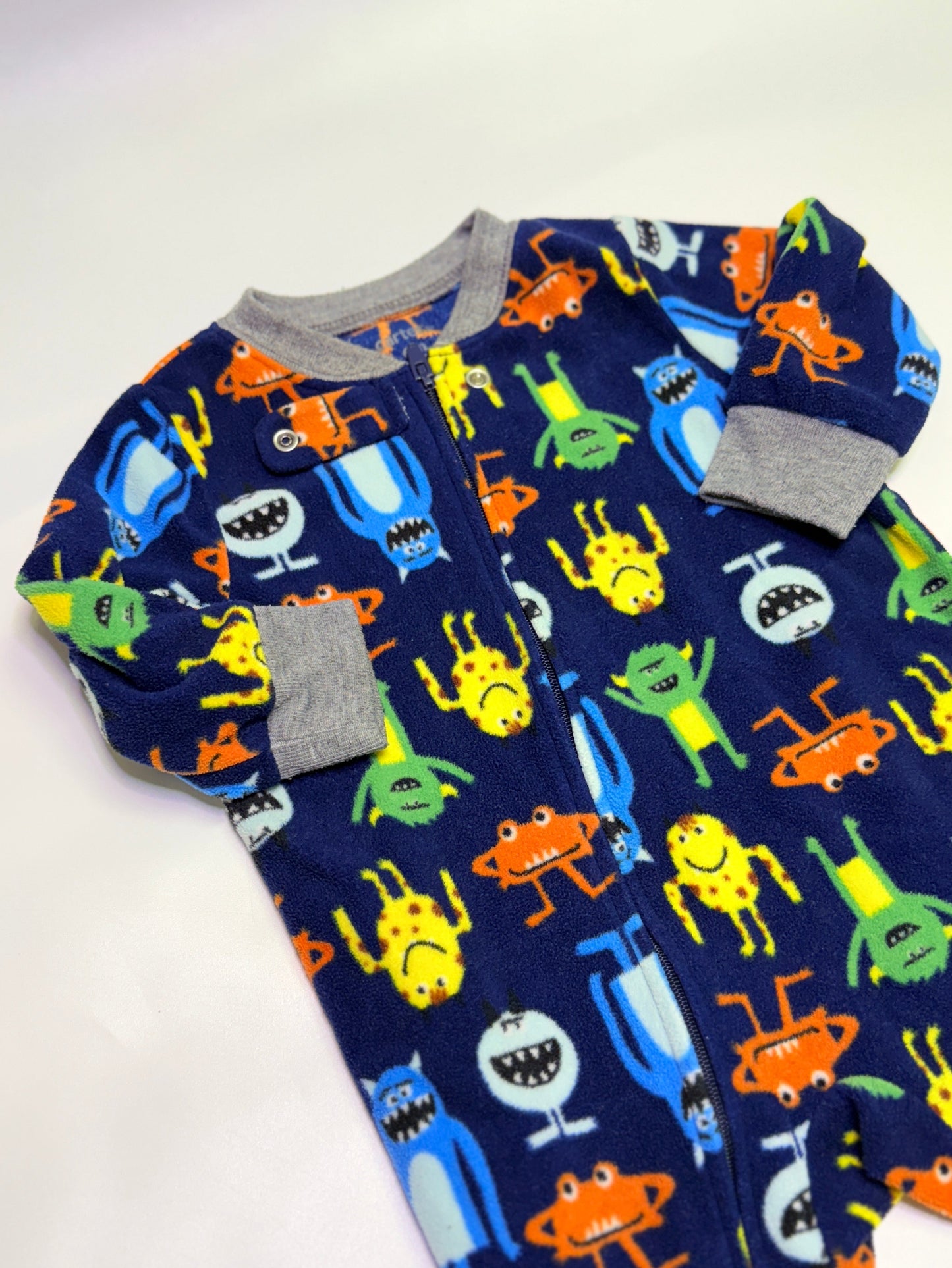 Carter's Monsters Fleece Sleeper 6m