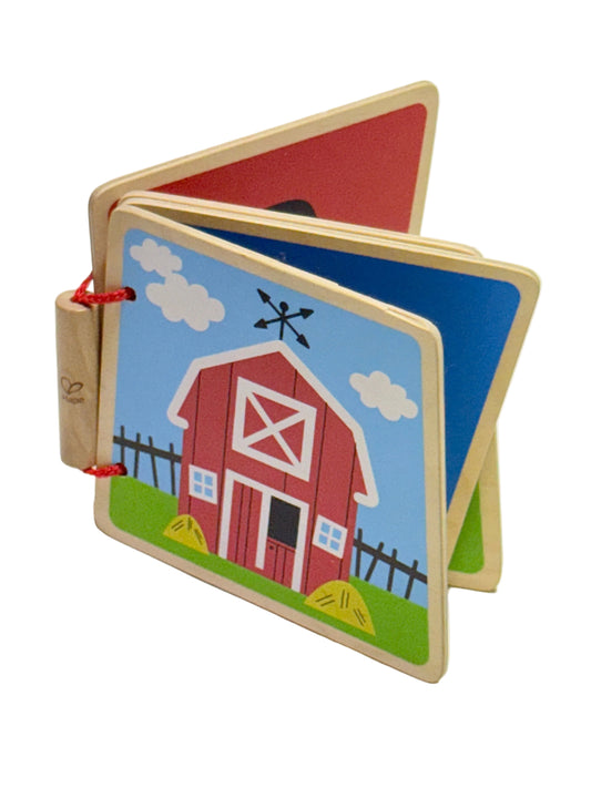 Wooden Farm Book Toy