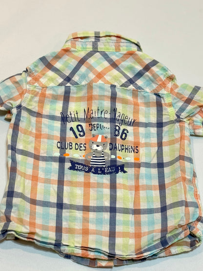 Chemise boutonnée Sergent Major 18m