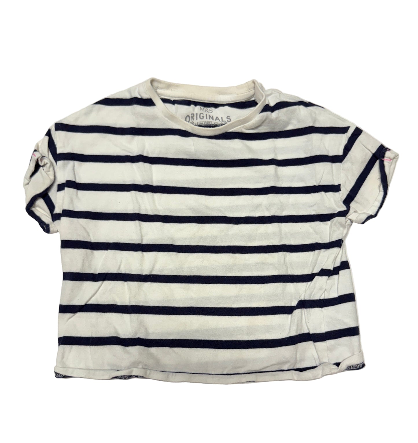 M&S Striped Shirt 3-4y