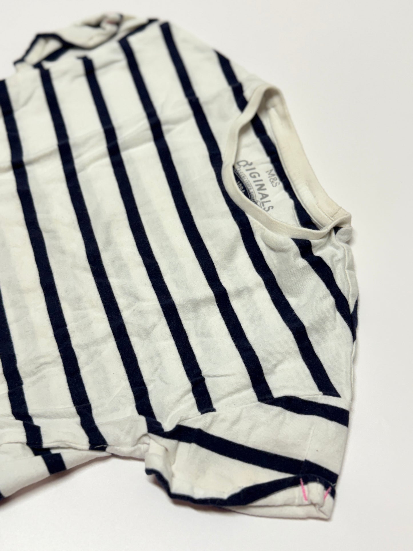 M&S Striped Shirt 3-4y