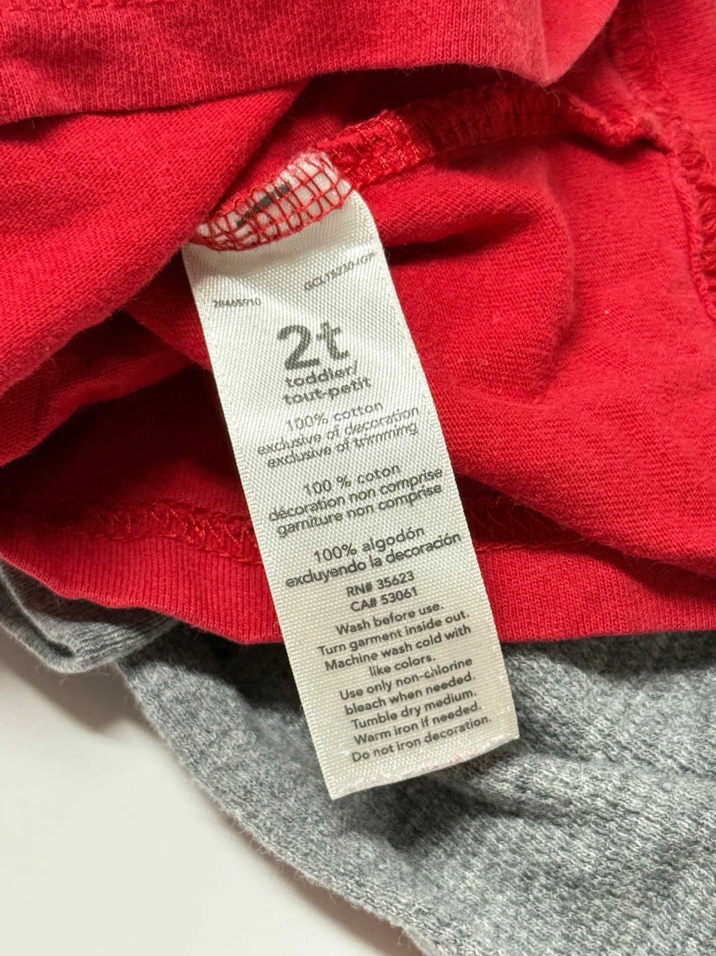 Carter's Chilli with my Snowmies Shirt 2T