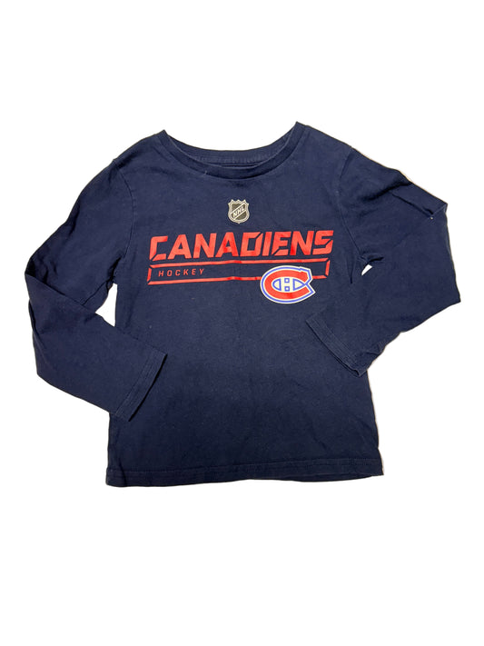 Long Sleeve Montreal Canadiens Shirt - 4Y
