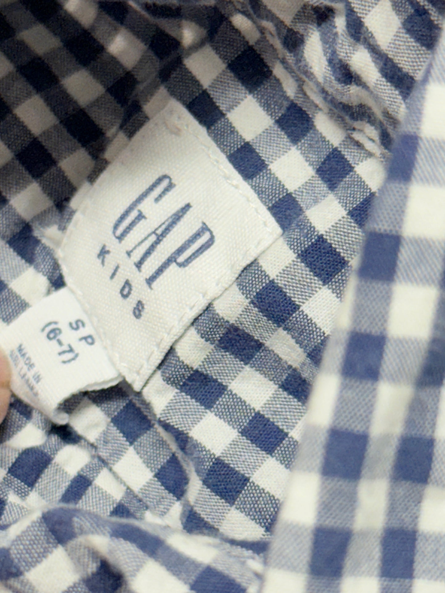 Gap Plaid Shirt 6-7y